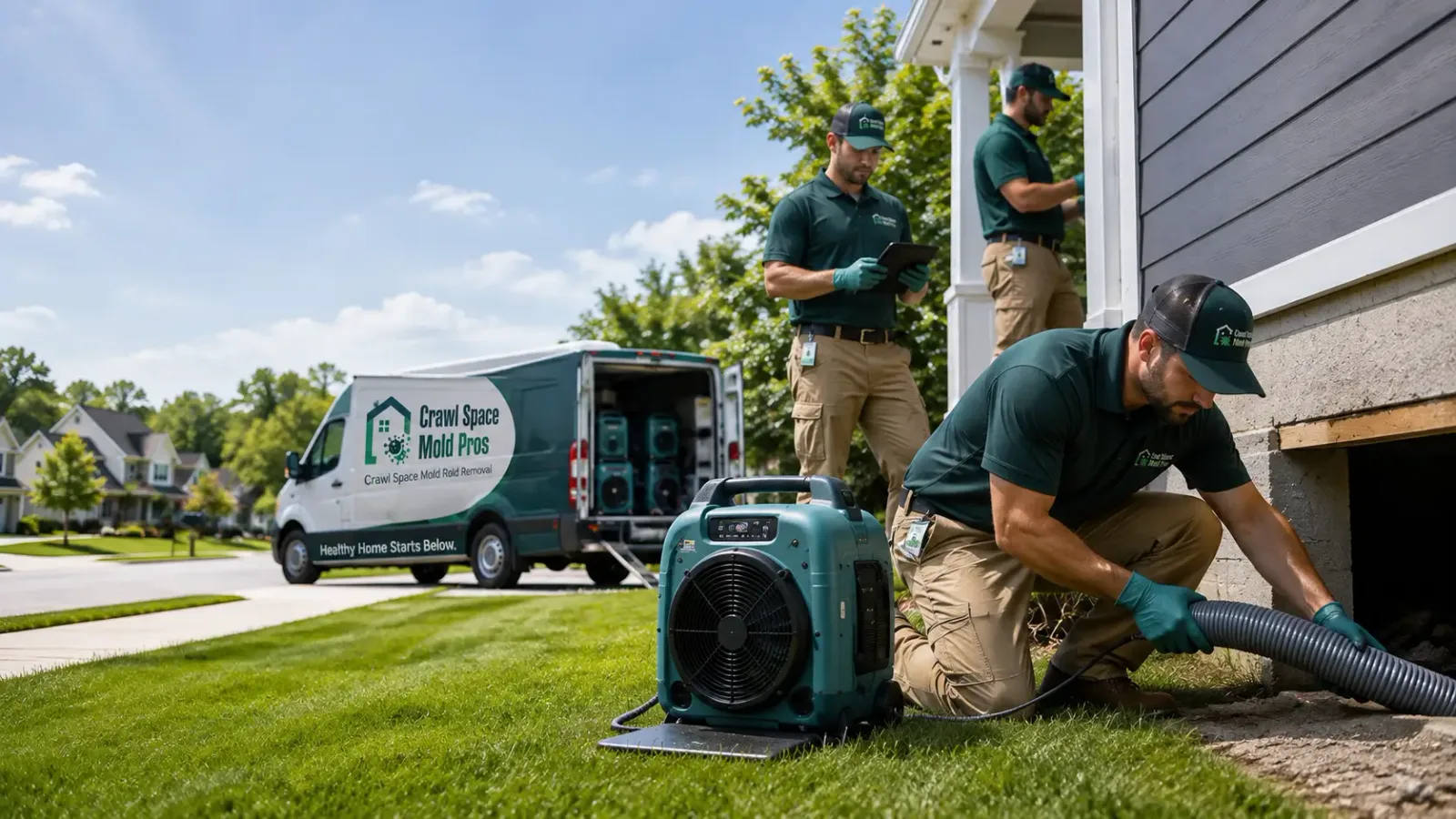 Crawl Space Mold Removal in Geyserville, CA